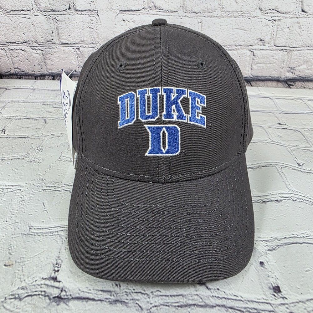 Duke Blue Devils Cap Black Adjustable Embroidered Logo-Top of the World